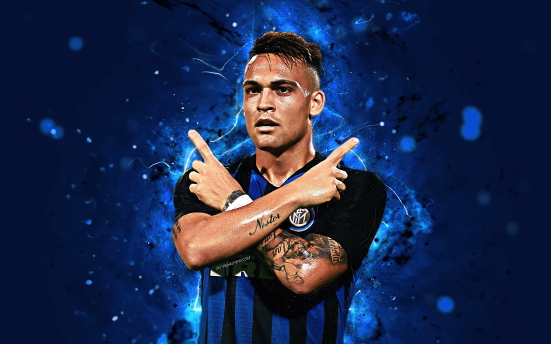 Inter Milan, Lautaro Martínez, 4K, Argentinian, Soccer