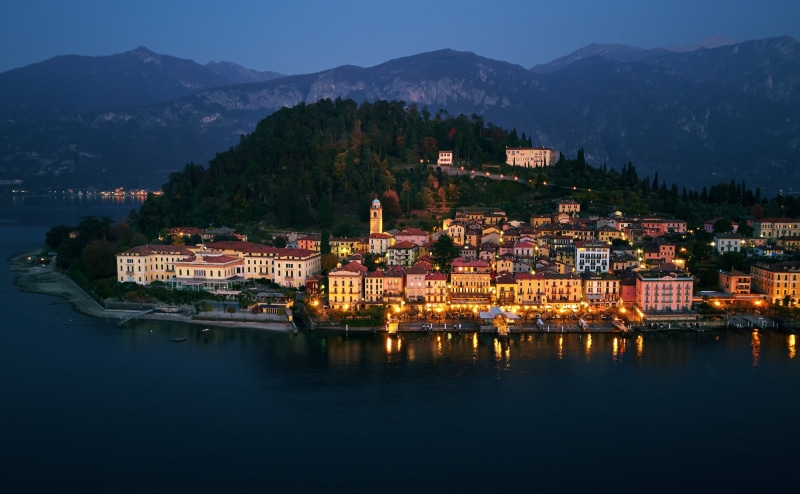 lombardy, mountain range, built structure, waterfront, Aerial, no people, View, reflection, DronePhotography, outdoors, architecture, building exterior