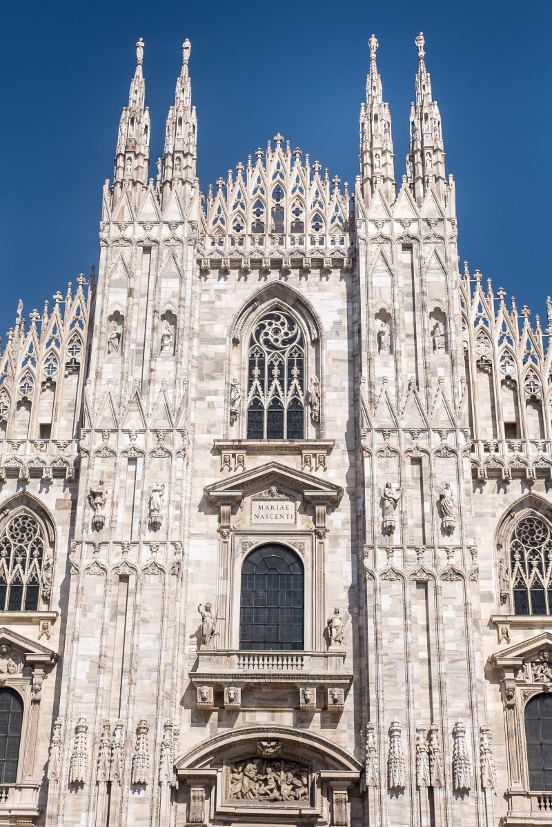 architecture, day, belief, tourism, cathedral, built structure, italy, ornate, art, building, landmark, historic, european, blue, outdoors, 4K, background