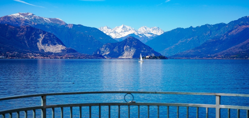 varese, landscape, blue, snow, a view of the lake, laveno, sea, 5K, beauty in nature, italy, cold temperature, tranquil scene, travel destinations, snowcapped mountain