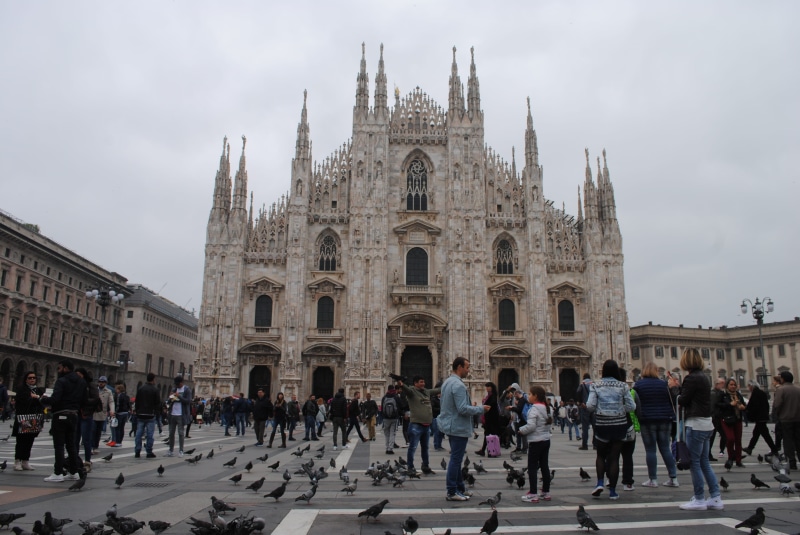 duomo, history, building, cathedral, place of worship, gothic style, building exterior, built structure, architecture, outdoors, italy, italia, milan, tourism