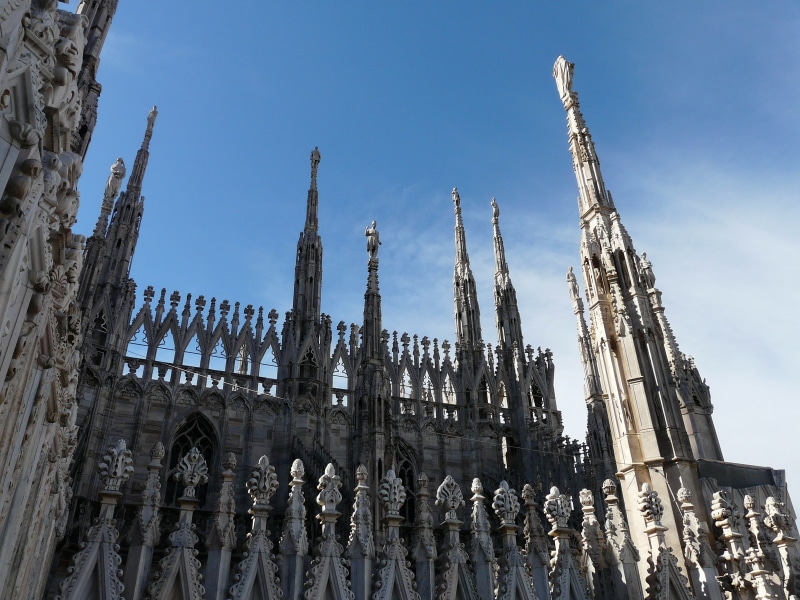 history, milan, 2K, sky, religion, architecture, church, spirituality, ancient civilization, no people, gothic Style, catholicism, famous Place, europe
