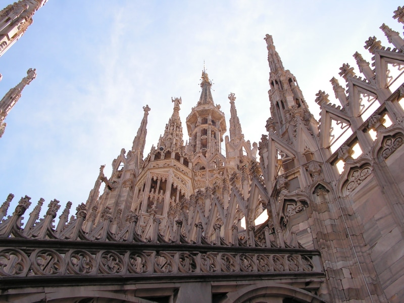 history, gothic Style, building, travel, religion, duomo, cathedral, 1080P, famous Place, belief, nature, low angle view, building exterior, built structure