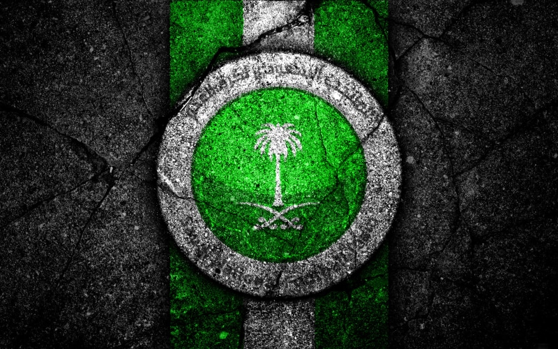 Saudi Arabia National Football Team, Logo, Emblem, Saudi Arabia, 4K, Soccer