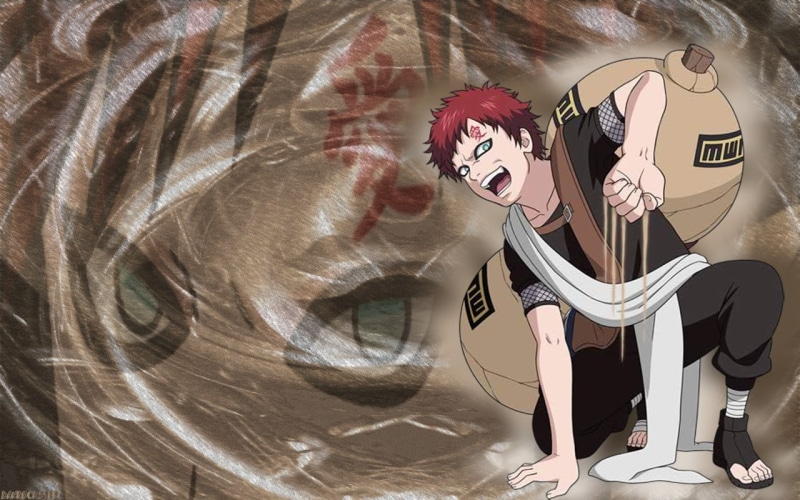 720P, kazekage, ninja, gaara, naruto, shukaku