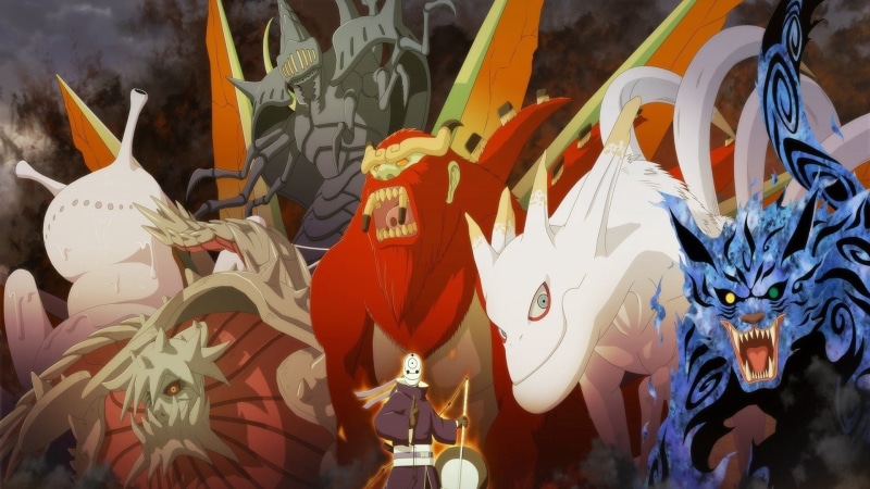 Saiken (Naruto), Anime, Naruto, Matatabi (Naruto), Chōmei (Naruto), Isobu (Naruto), Son Gokû (Naruto), 1080P, Kokuô (Naruto)