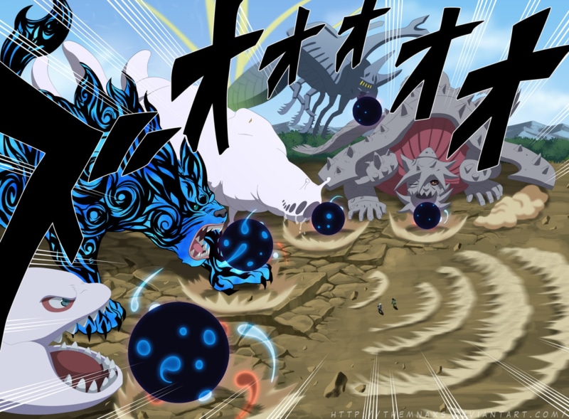 Matatabi (Naruto), Chōmei (Naruto), Anime, Saiken (Naruto), Naruto, 1080P, Kokuô (Naruto), Isobu (Naruto)