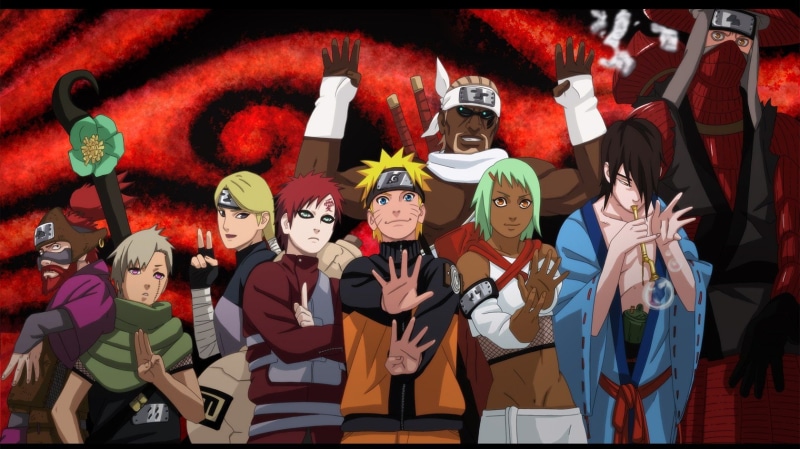 naruto, 720P, bee, nii, killer, gaara, shippuden, jinchuuriki, yugito, utakata, uzumaki