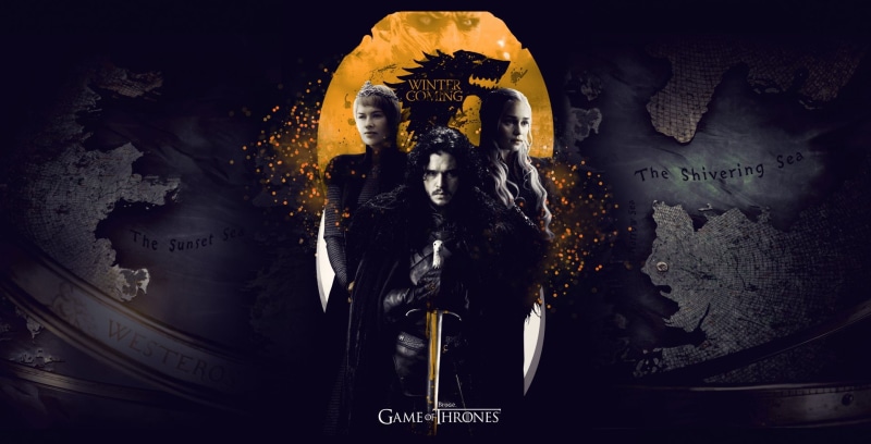Kit Harington, 1080P, Emilia Clarke, Jon Snow, Lena Headey, TV Show, Daenerys Targaryen, Cersei Lannister, Game Of Thrones