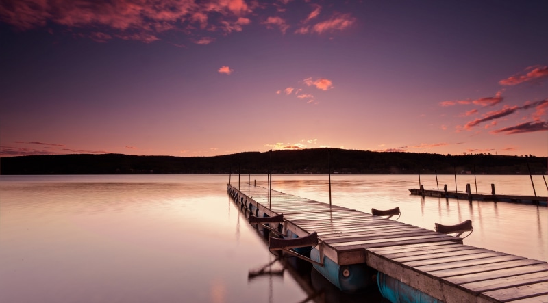 sunset, scenics - nature, tranquil scene, beauty in nature, quebec 4k pc backgrounds hd, pier, tranquility, 4K, lake, outdoors, sun, jetty, water, transportation