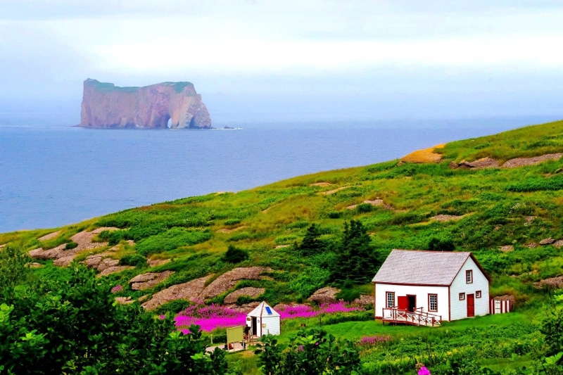 coast, park, nature and landscapes, national park of quebec, white, national, houde, paint, ocean, 1080P, house, quebec, canada, wall