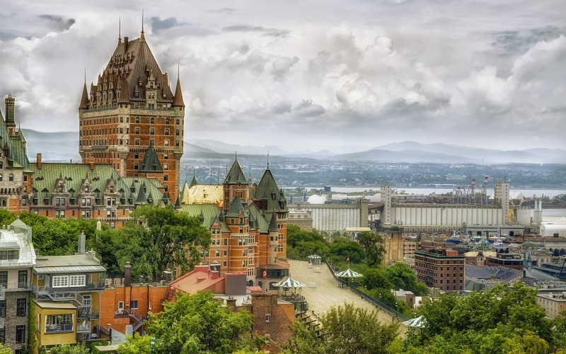 2K, QC, Chateau Frontenac Quebec, Canada, Quebec