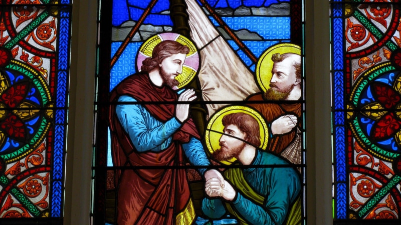 males, place of worship, religious, religion, two people, glass, 2K, day, church, stained glass, indoors, stain, creativity, icon, adult, human representation