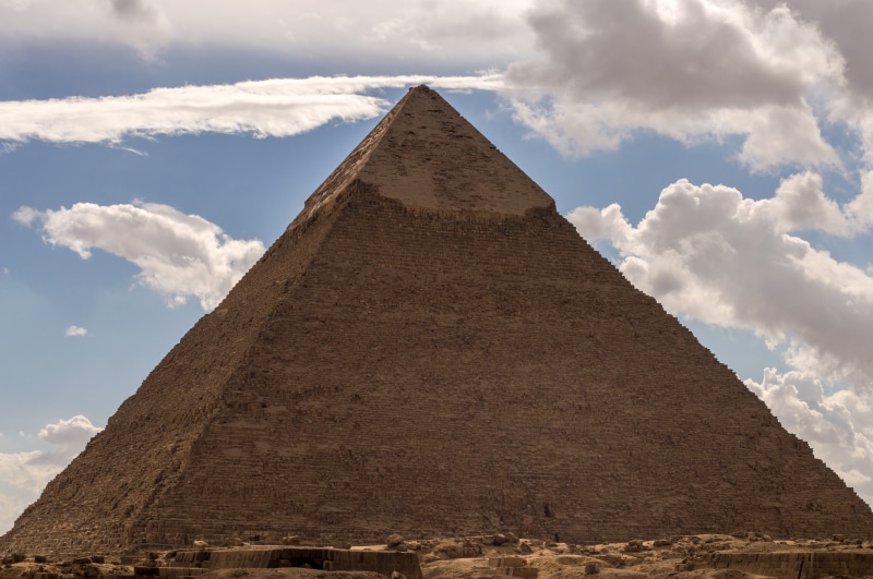 travel destinations, no people, cloudy, stone, great, egyptian, ancient history, archaeology, architecture, sky, great pyramid, pyramid, geometric shape