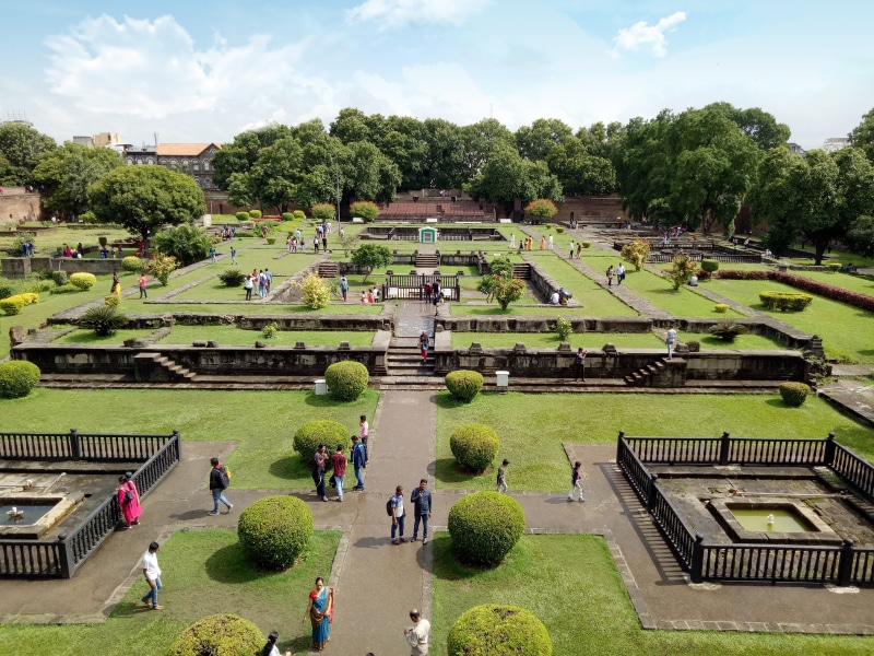 4K, india, women, peshwas, group of people, shaniwar wada, real people, plant, visit, nature, the past, sky, built structure, crowd, pune, maharastra