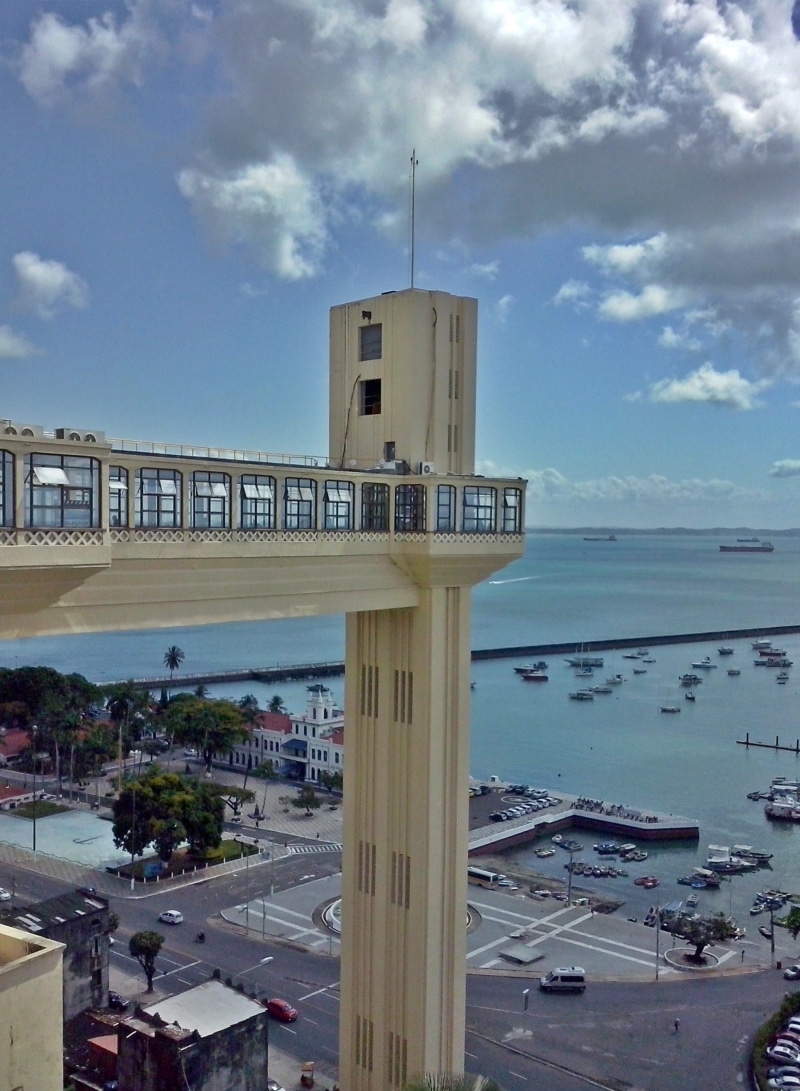 built structure, alegria, building, cloud - sky, reflection, summer, sol, 1080P, salvador, water, architecture, brasil, travel, sea, outdoors, bahia, beach