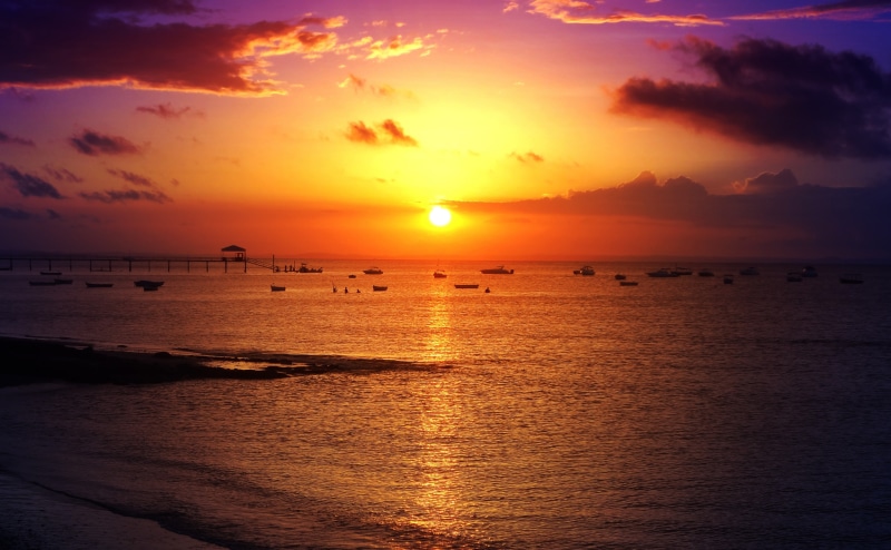 scenics - nature, sky, land, idyllic, tranquil scene, sea, horizon, horizon over water, body, sunlight, Nature, cloud - sky, tranquility, beach, Sun and Sky