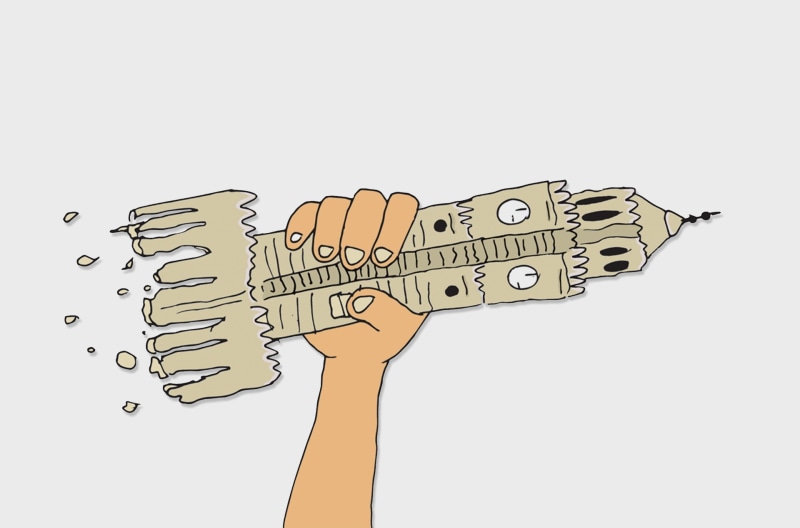 Izmir, communication, no people, arts culture and entertainment, 1080P, creativity, emotion, hand raised, paper, cut out, technology, copy space, clock tower
