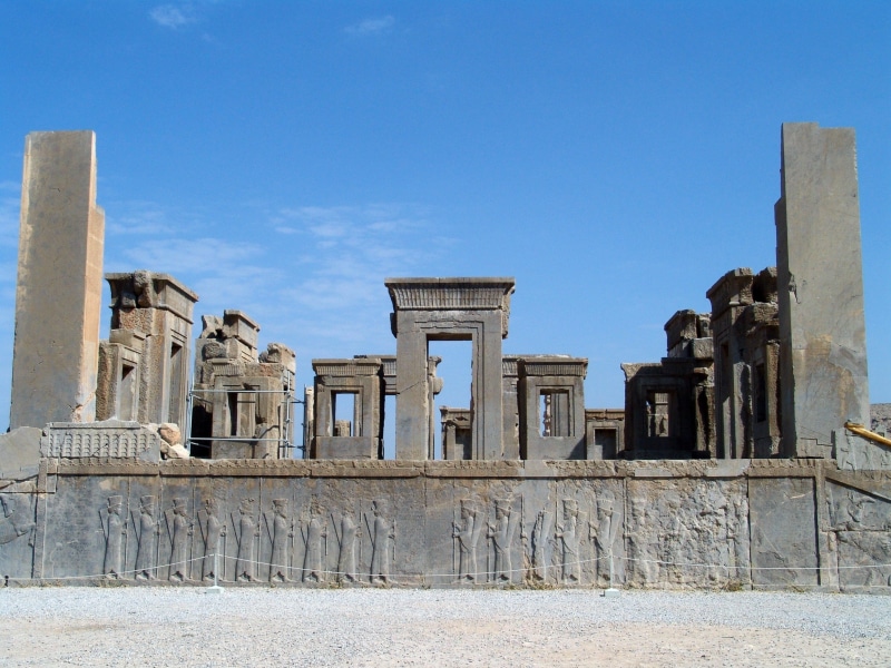 night, historic, skies, iran, 2K, blue skies, hd, persepolis, blue, sky, architecture, nature, art
