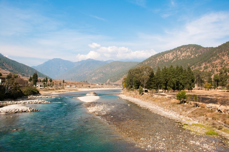 plant, bhutan, land, cloud - sky, landscape, mountain range, no people, sea, 5K, water, sky, sunlight, day, non-urban scene, scenics - nature, mountain