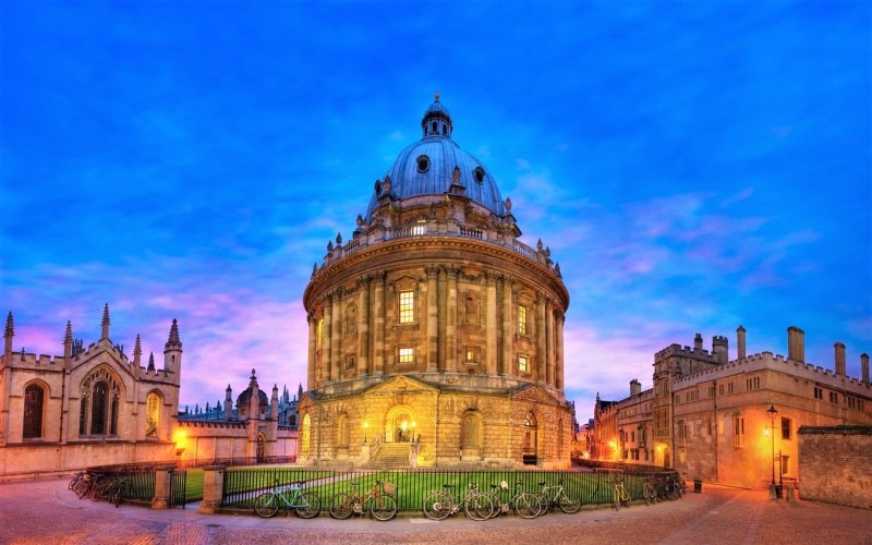 Oxford University, Buildings, 1080P, Bicycle, Radcliffe Camera, Building, Man Made, Britain