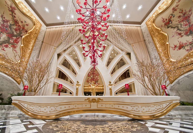 China, travel, booking, Best Hotels of 2015, Casino, resort, vacation, Galaxy Macau, hall, Cotai Strip, tourism, 4K