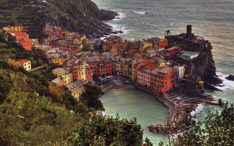 Italy, Manarola, Coast, 1080P, Cinque, Ligurian, Sea, Houses, Terre