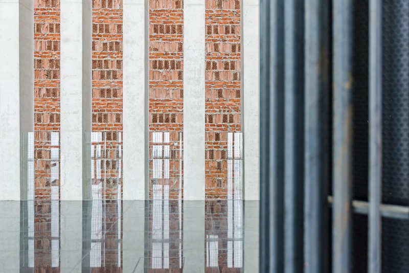 1080P, pattern, Lublin, Polish, Poland, transparent, outdoors, building exterior, no people, architecture, brick, city, day, window, building, modern