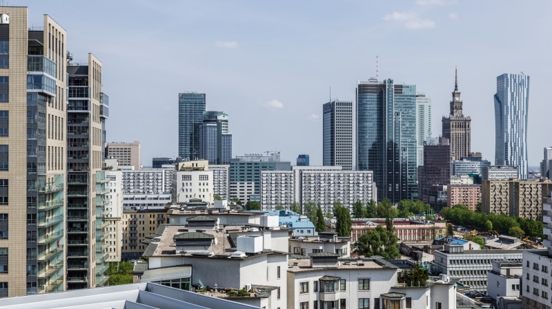 Poland, Warsaw, cityscape, 4K, skyscraper, Polish