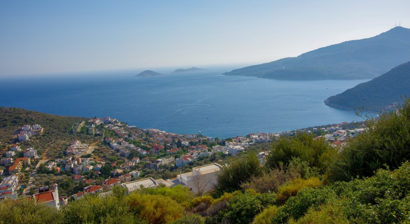 cityscape, views of the sea, building, antalya, shield, building exterior, tree, nature, scenics - nature, residential district, tourism, beach, 4K, mountain