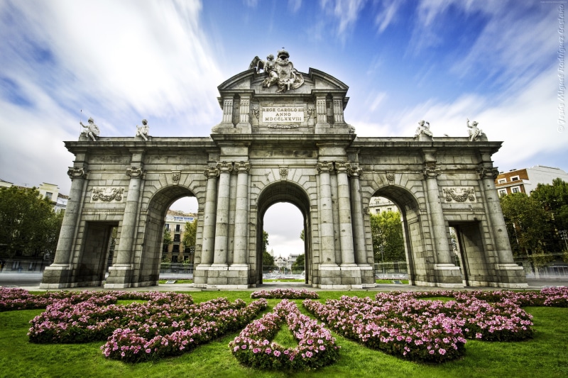 Madrid, Spain, travel, tourism, 4K, Puerta de Alcala
