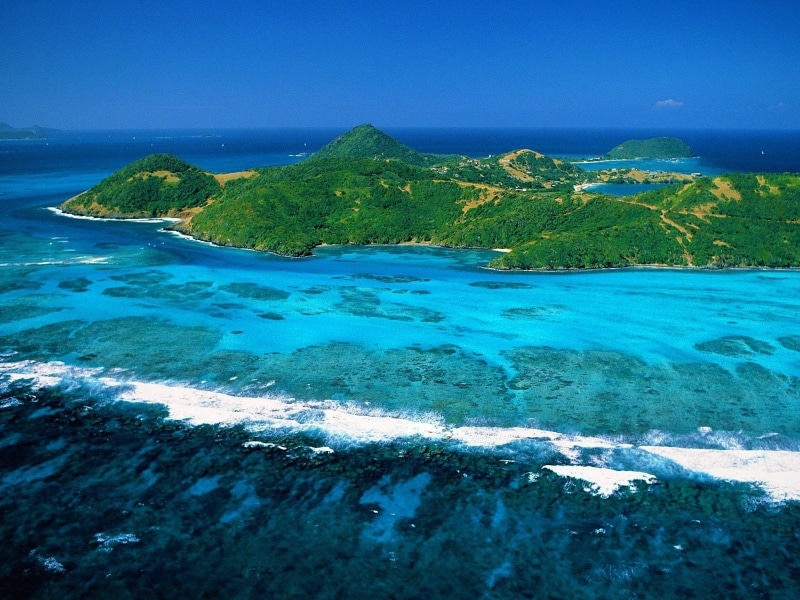 Ocean, Antilles, 720P, Earth, Lesser Antilles, Sea, Island, Turquoise