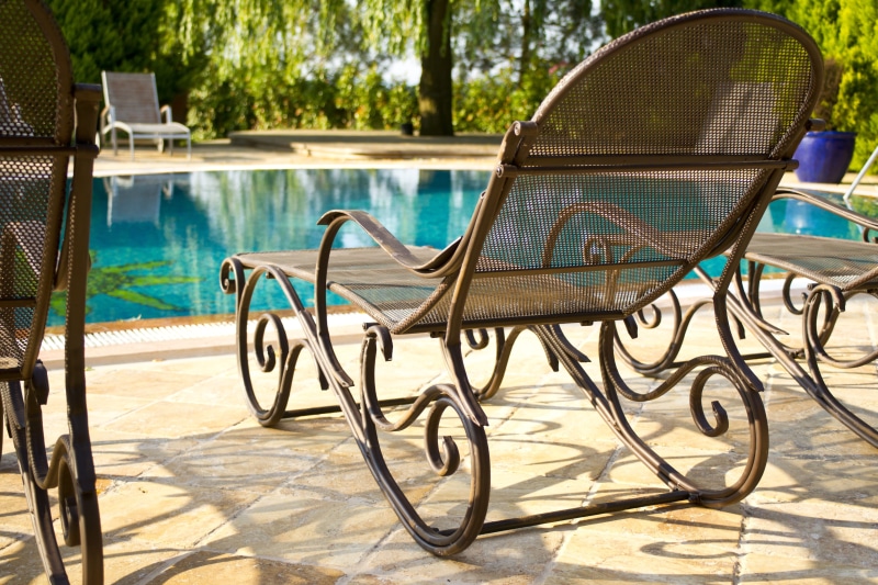 background, design, empty, water, building exterior, chair, seat, comfortable, decoration, footpath, blue, beautiful, transportation, sunbathing, bench