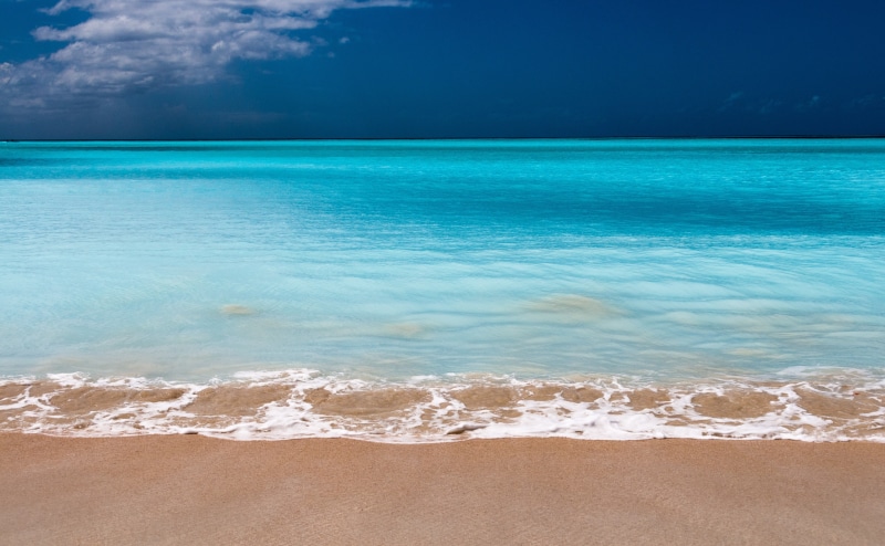 land, horizon, water, Paradise, outdoors, Barbuda, scenics - nature, Beach, blue, aquatic sport, sky, nature, surfing, sport, Cruise, horizon over water