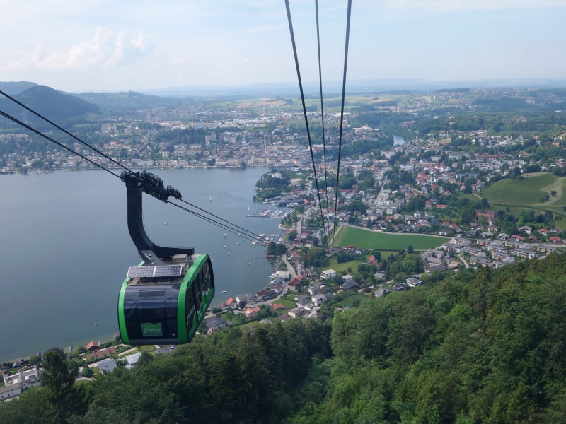 traunsee, transportation, high angle view, 4K, lake, architecture, gmunden, day, nature, residential district, cityscape, building, building exterior
