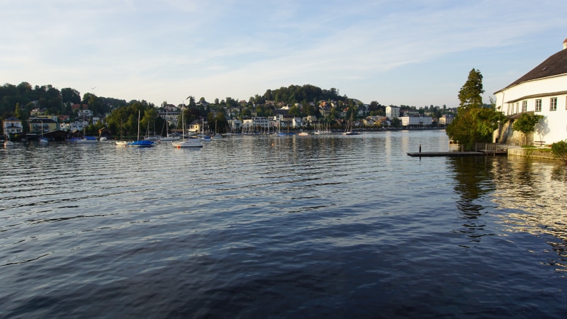 sky, gmunden, outdoors, rippled, tree, mode of transportation, marina, transportation, 5K, waterfront, quiet, sea, architecture, sea castle place, mirroring