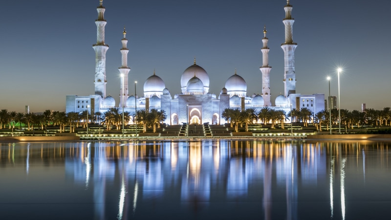Abu Dhabi, Sheikh Zayed Mosque, 4K, 4k