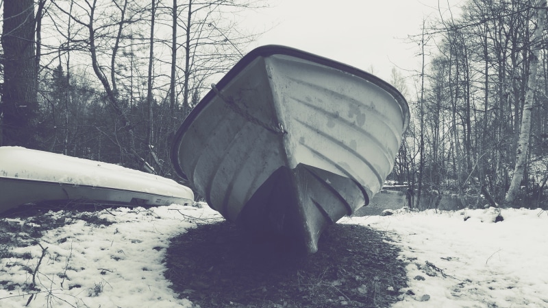 covering, no people, tent, frozen, land, tranquility, dome, vehicle, beauty in nature, bare tree, cold temperature, nature, winter, snow, boat, forest