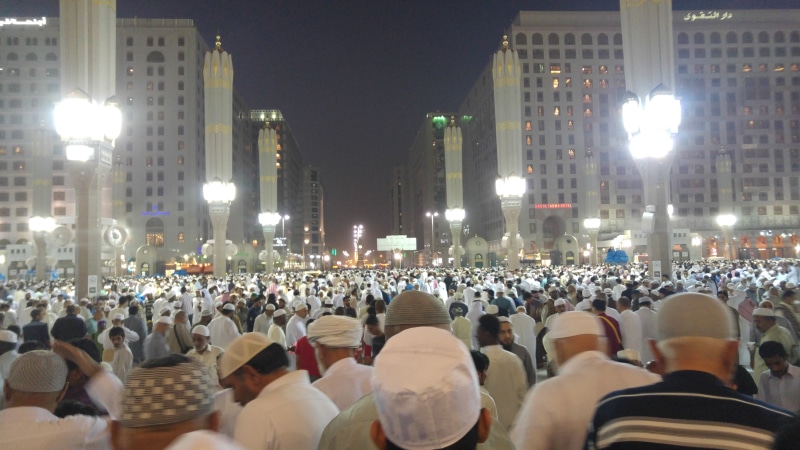 adult, group of people, muslim, religion, women, built structure, street, large group of people, building exterior, architecture, real people, in a row