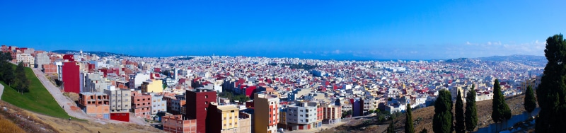 panoramic, crowd, day, morocco, tanger, rise, moroccan, town, building, cityscape, landmark, ancient, travel, clear sky, high angle view, nature, maroc