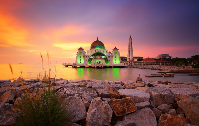 2K, architecture, Masjid Selat Melaka, malaysia