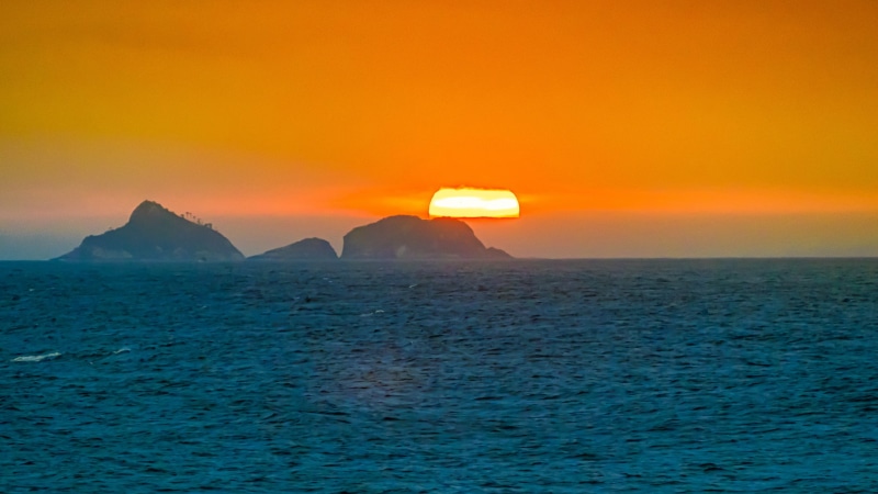 Rio de Janeiro, 1080P, Ipanema, Brazil, sea, island, orange sky, sunset