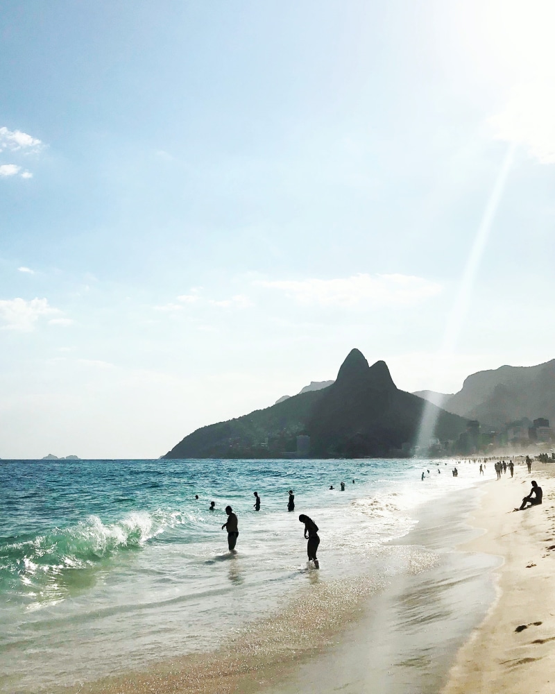 beach, land, cloud - sky, real people, outdoors, day, scenics - nature, men, nature, brazil, enjoyment, lifestyles, 2K, vacations, water, people, rio de janeiro