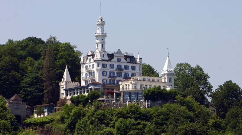 residential district, religion, building, building exterior, nature, plant, built structure, luzern, architecture, spire, tourism, no people, outdoors