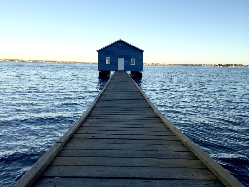 building exterior, wood - material, architecture, horizon over water, pier, sea, western, direction, nature, australia, boat, western australia, swan river