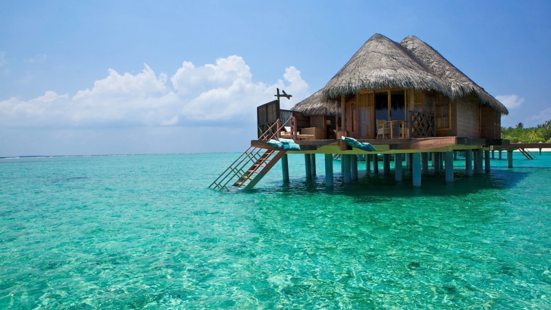 beach, lake, clouds, relax, cloud - sky, built structure, scenics - nature, water, shore, travel, tranquility, boathouse, river, ocean, turquoise, residential district