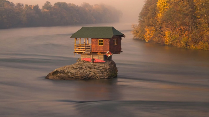 shed, river, summer, outdoors, tranquility, water, island, building exterior, building, beach, architecture, land, bay, rock, tranquil scene, sky, change