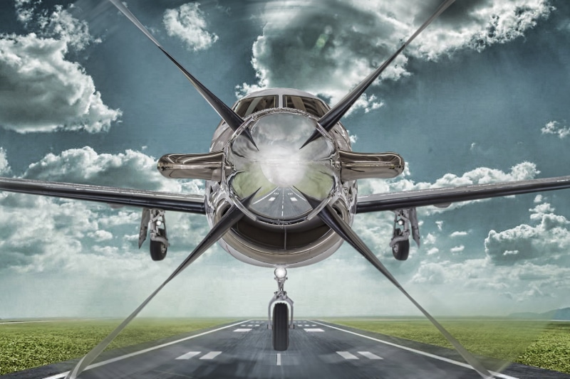 arrival, motion, digital composite, outdoors, pilatus, composing, day, sky, transportation, no people, approach, air vehicle, cloud - sky, front view, flying