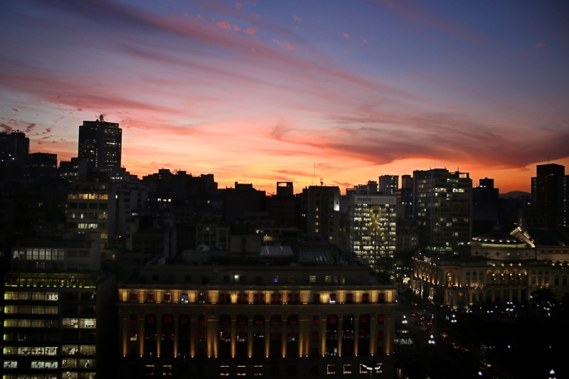 museum, cityscape, nature, municipal theatre of são paulo, são paulo, colors, horizon, orange color, sao paulo, residential district, sky, city light, building