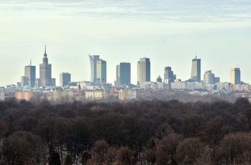 skyscraper, Poland, 720P, Warsaw